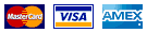 Haas Gallery accepts MasterCard, Visa, AMEX